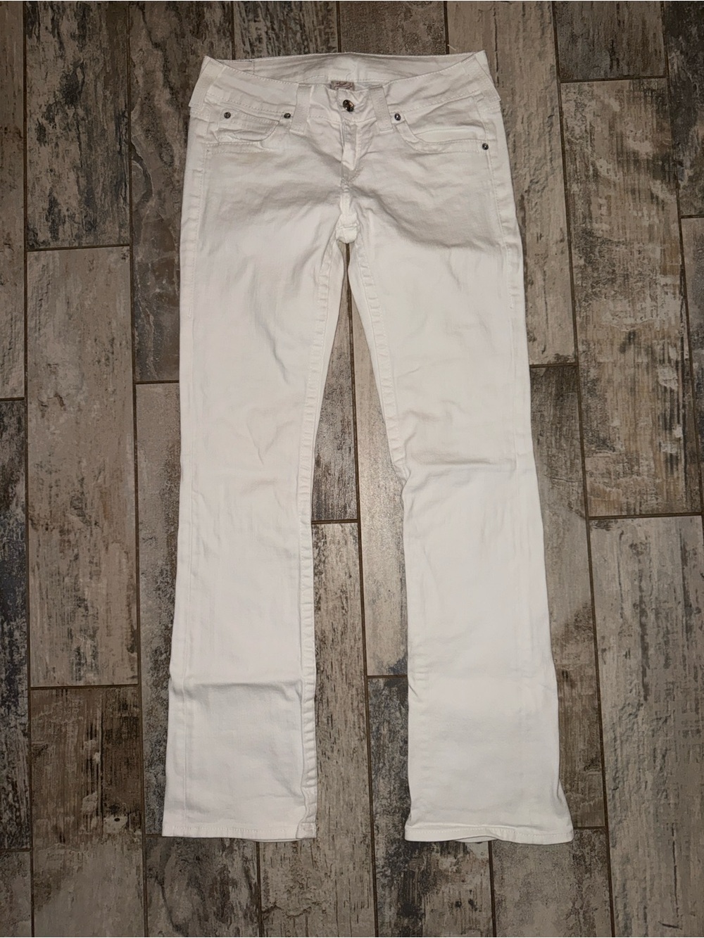 True Religion White Women's Jeans - Classic Straight Fit